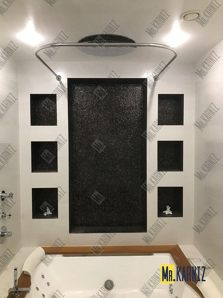 Карниз для ванны EvaGold OLB-842 п-образный 160х100 Усиленный 20 мм MrKARNIZ фото 5
