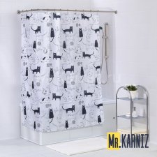 Штора для ванной Little Black Cat