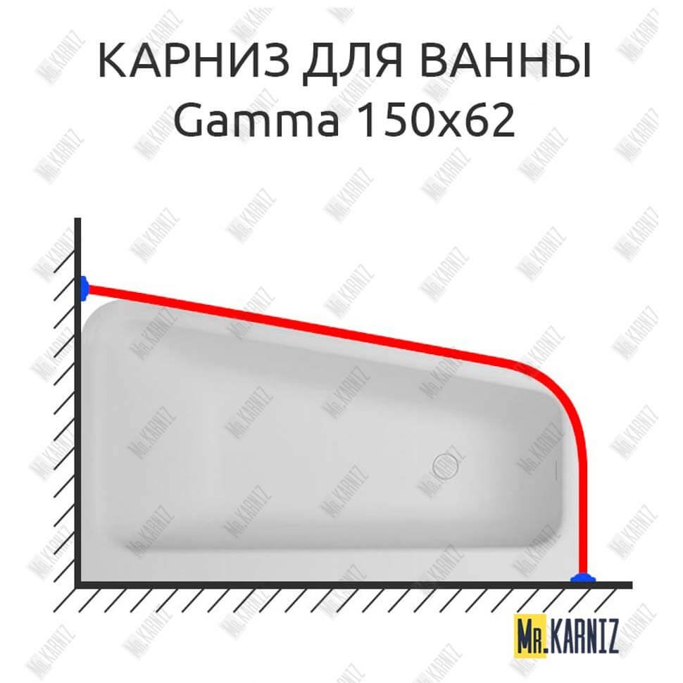 Карниз для ванны Balteco Gamma Угловой 150х62 Усиленный 20 мм MrKARNIZ Карниз для ванны Balteco Gamma Угловой 150х62 Усиленный 20 мм MrKARNIZ